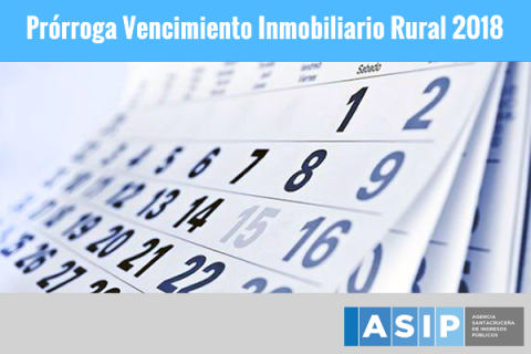 Prórroga Avecindamiento Inmobiliario Rural 2018