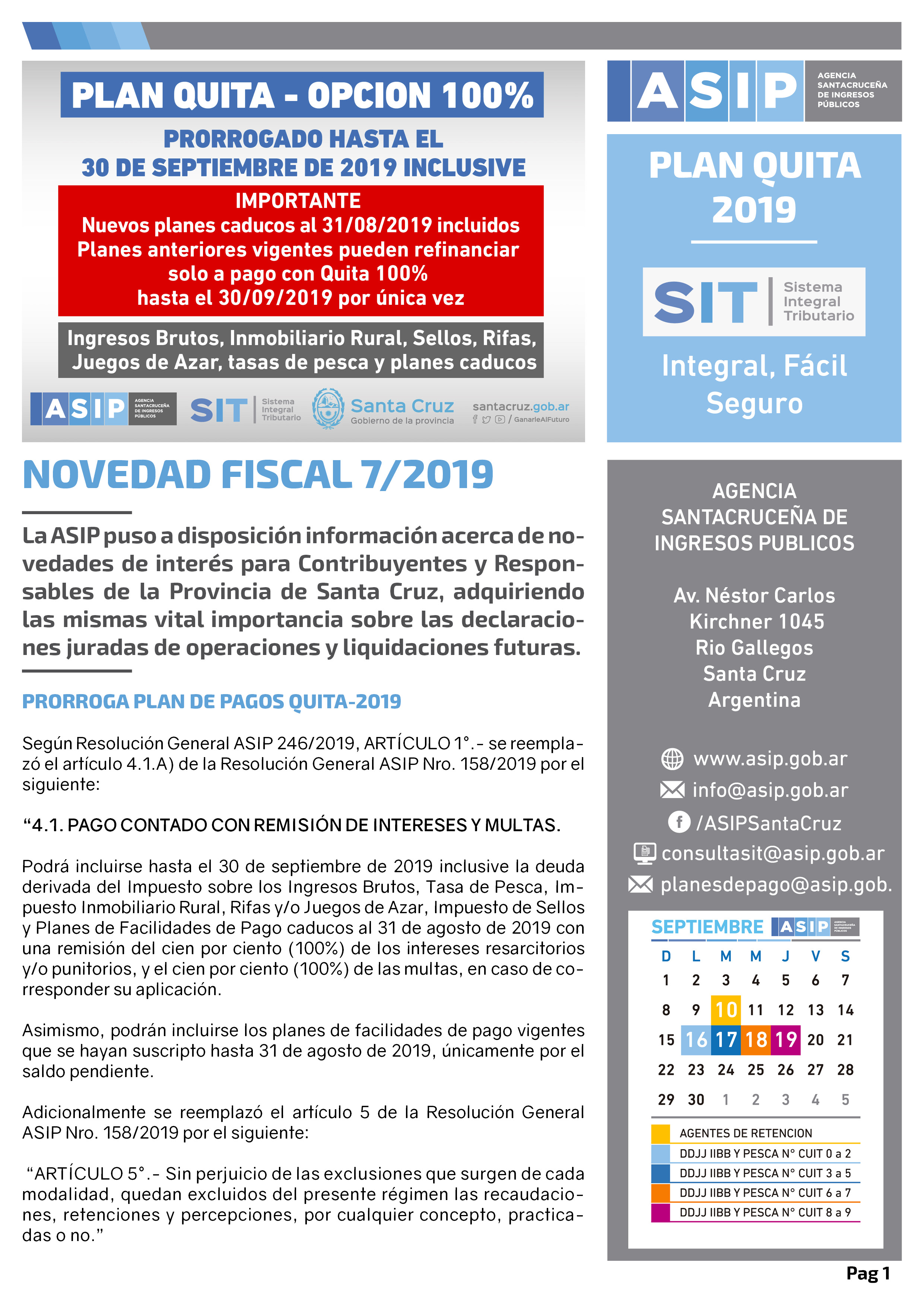 Alerta Fiscal ASIP 7-2019