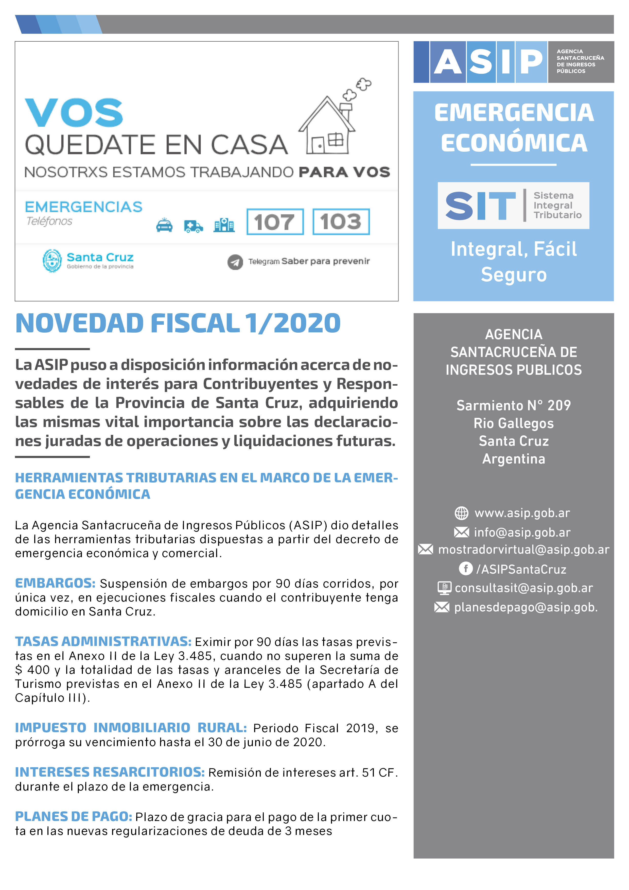 Alerta Fiscal ASIP 1-2020